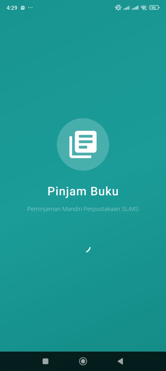 Screenshot Aplikasi Pinjam Buku
